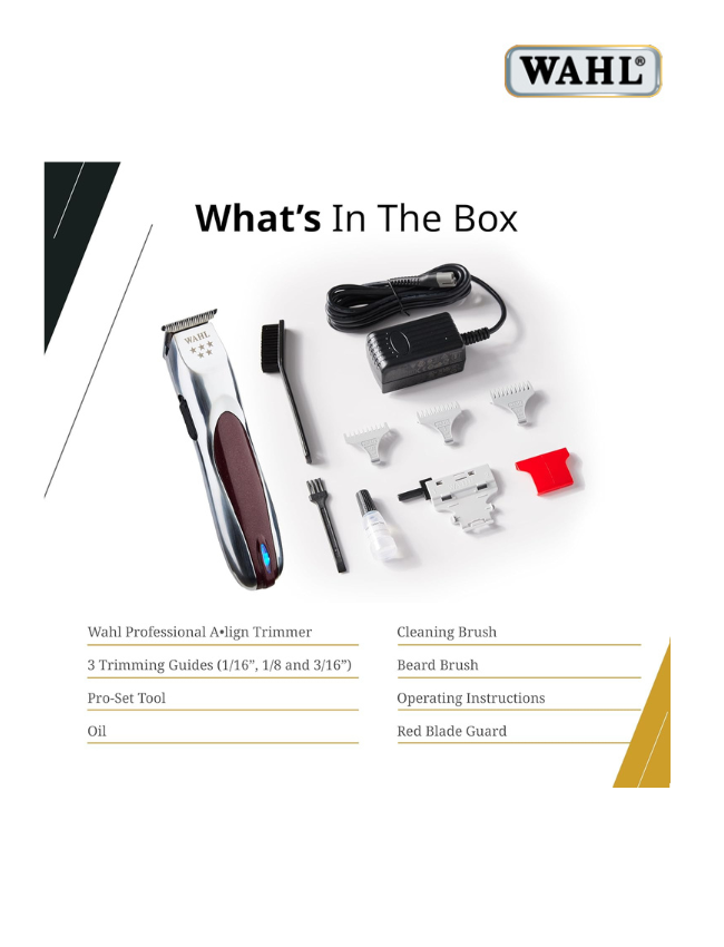 Wahl Professional Align Hair Trimmer